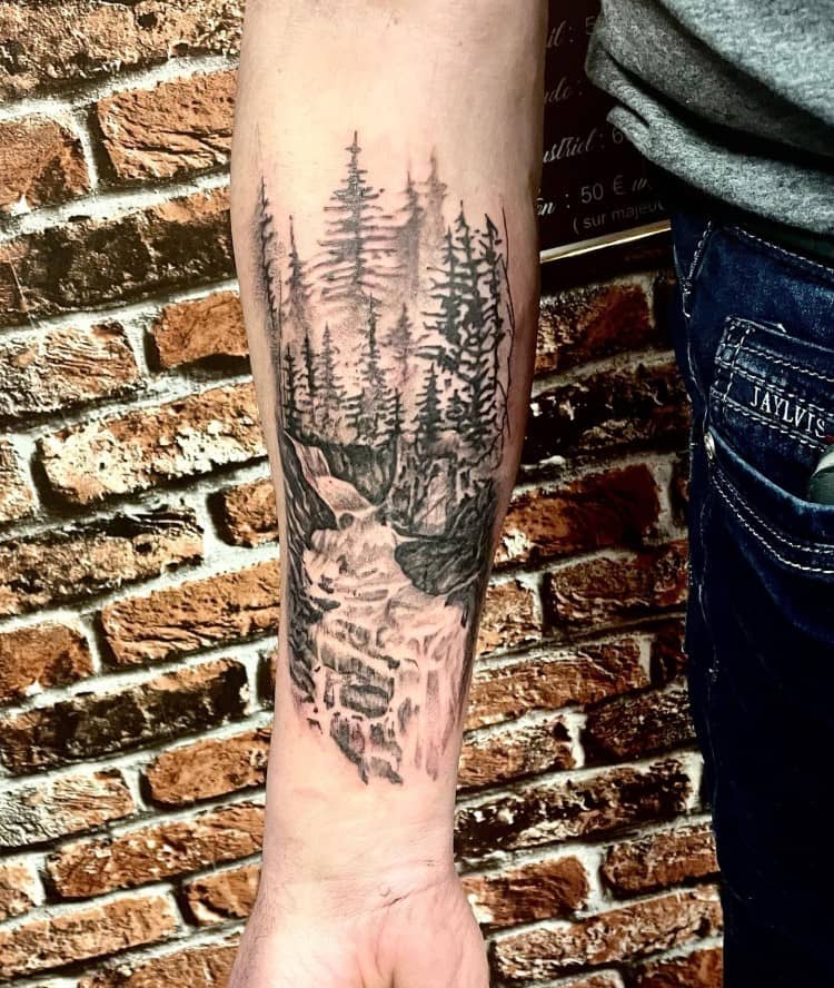 Tattoo Forest by @adele_iink