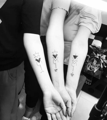 Trio Tattoo by @jennta_ttoos