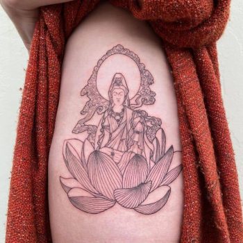 Bodhisattva Tattoo by @lu.cy.ttt