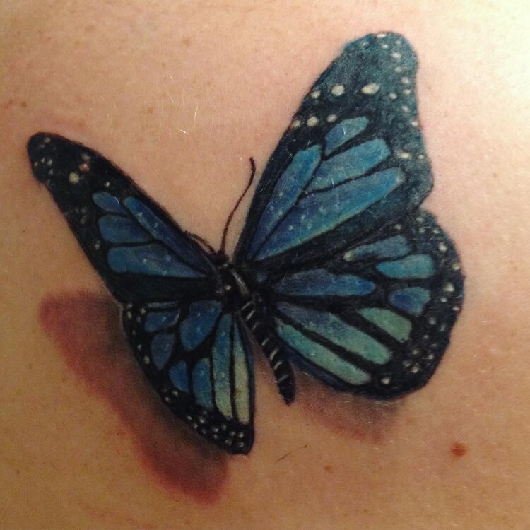 Butterfly Project Tattoo by @frida.nanna.ohman